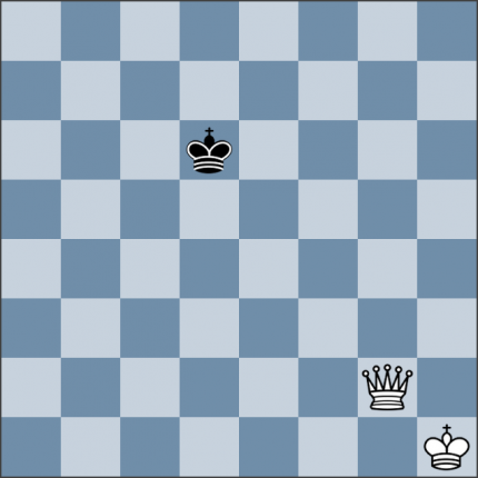 Урок №142. Король против ферзя (мат ферзём)