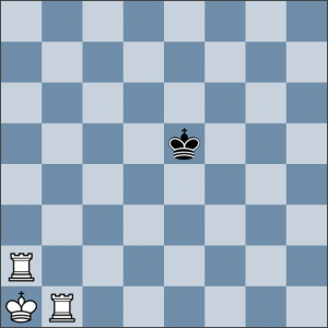 Урок №143. Король против двух ладей (линейный мат) Урок №143. Король против двух ладей (линейный мат)